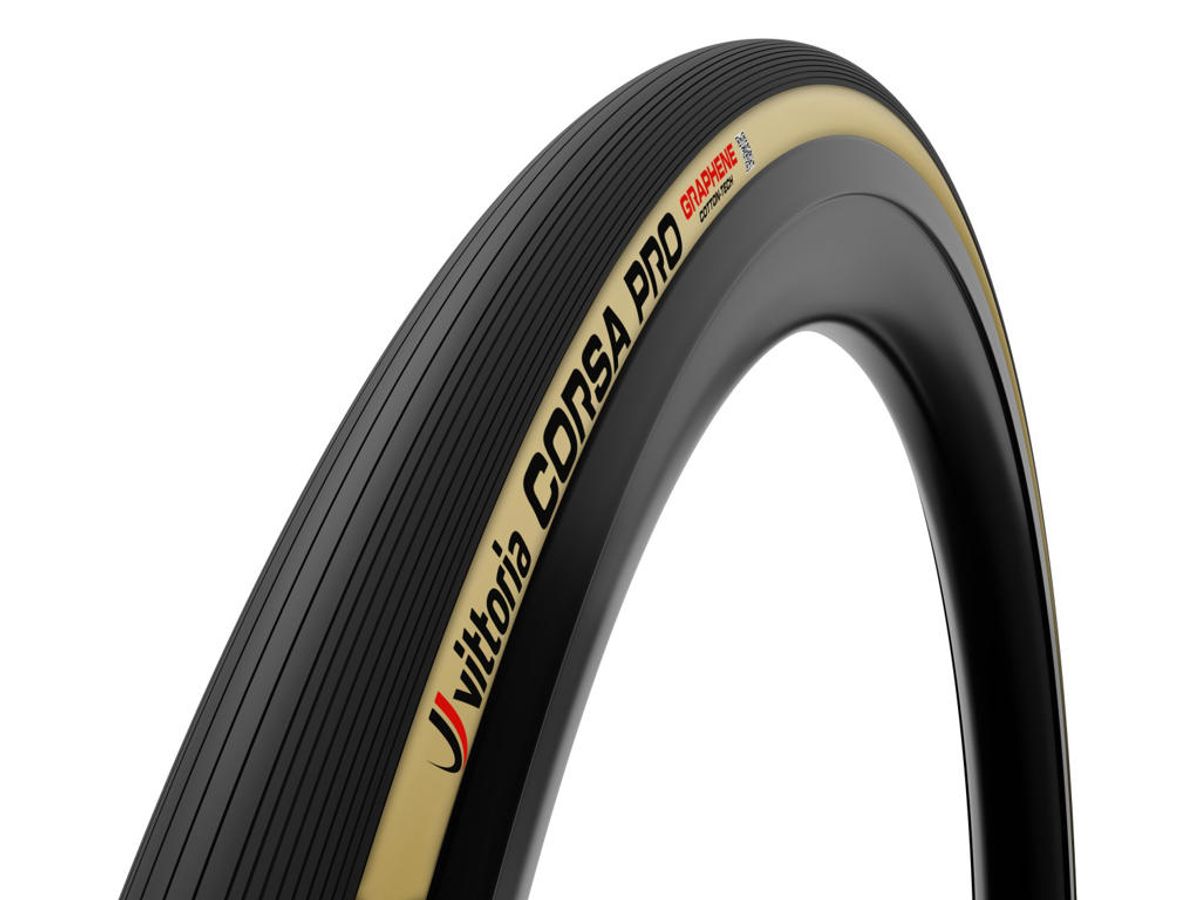 Vittoria Corsa Pro - Road foldedæk tubeless - 700x28c (28-622) - Sort/Brun