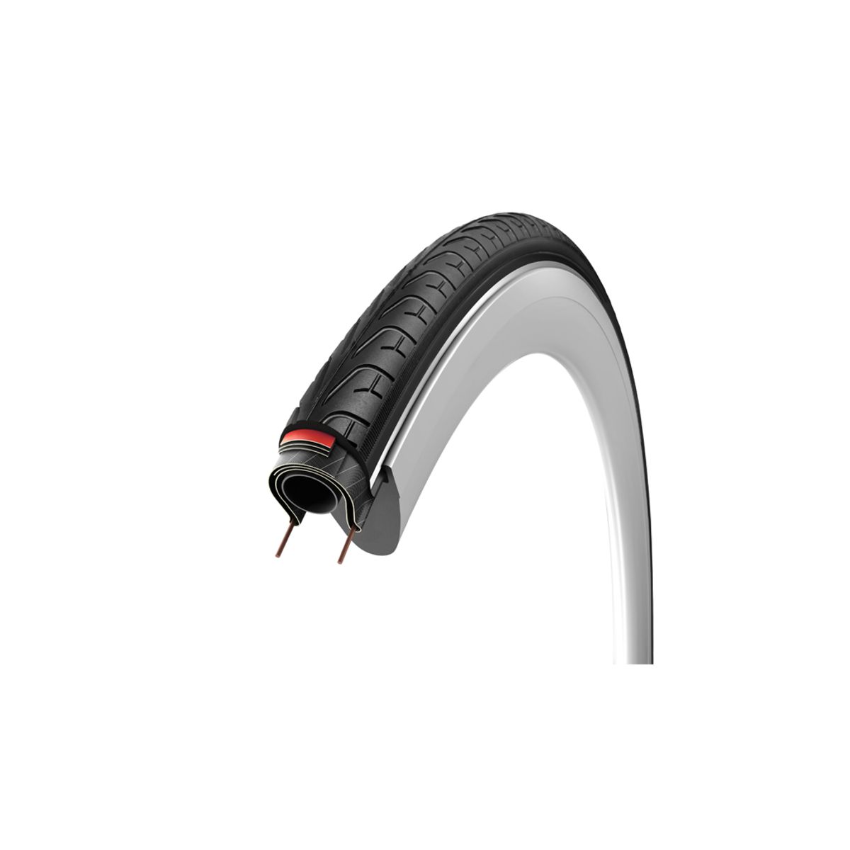 Vittoria Randonneur - City med refleks sider - 700x32c (32-622) - Sort