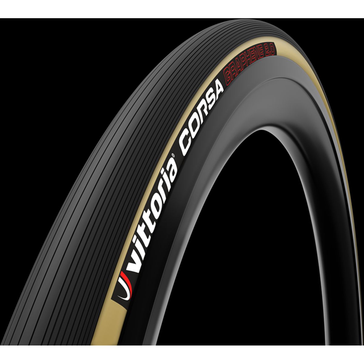 Vittoria Road Corsa Tubular 700x23/25/28/30 - Sort