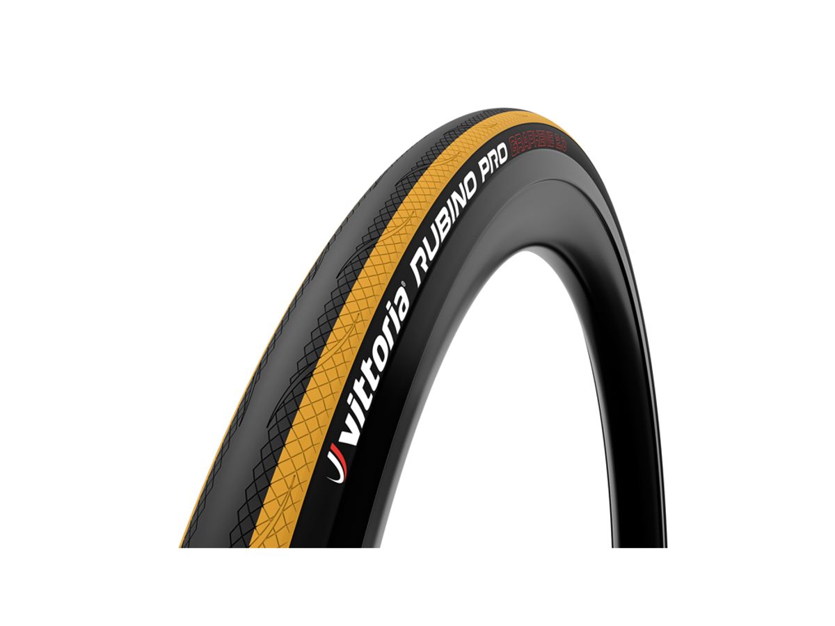 Vittoria Rubino Pro G2 - Road foldedæk - 700x25c - Gul/sort