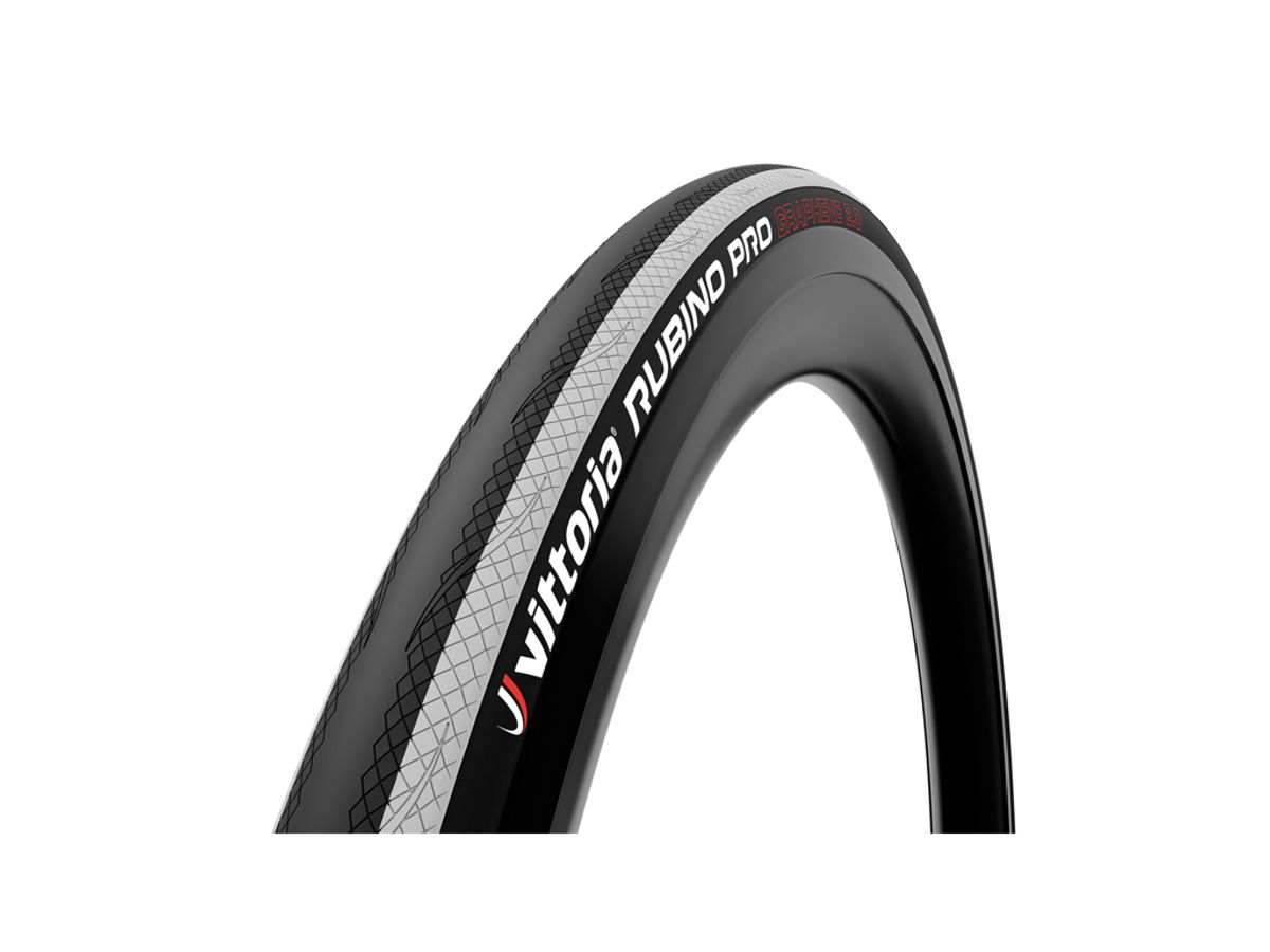 Vittoria Rubino Pro G2 - Road foldedæk - 700x25c - Hvid/sort