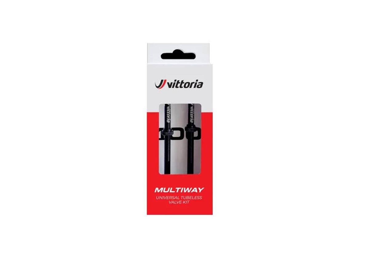 Vittoria - Tubeless ventiler - 100 mm lange - 2 stk - Sort