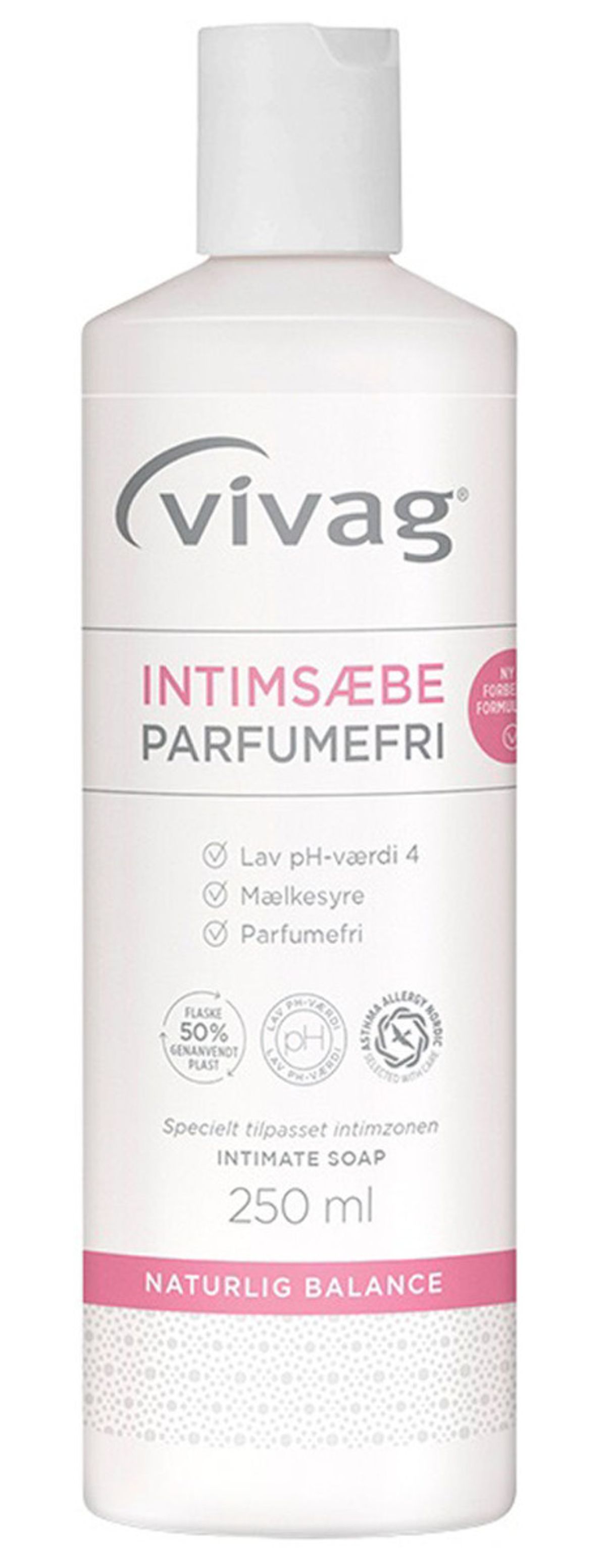 Vivag intimsæbe parfumefri 250ml