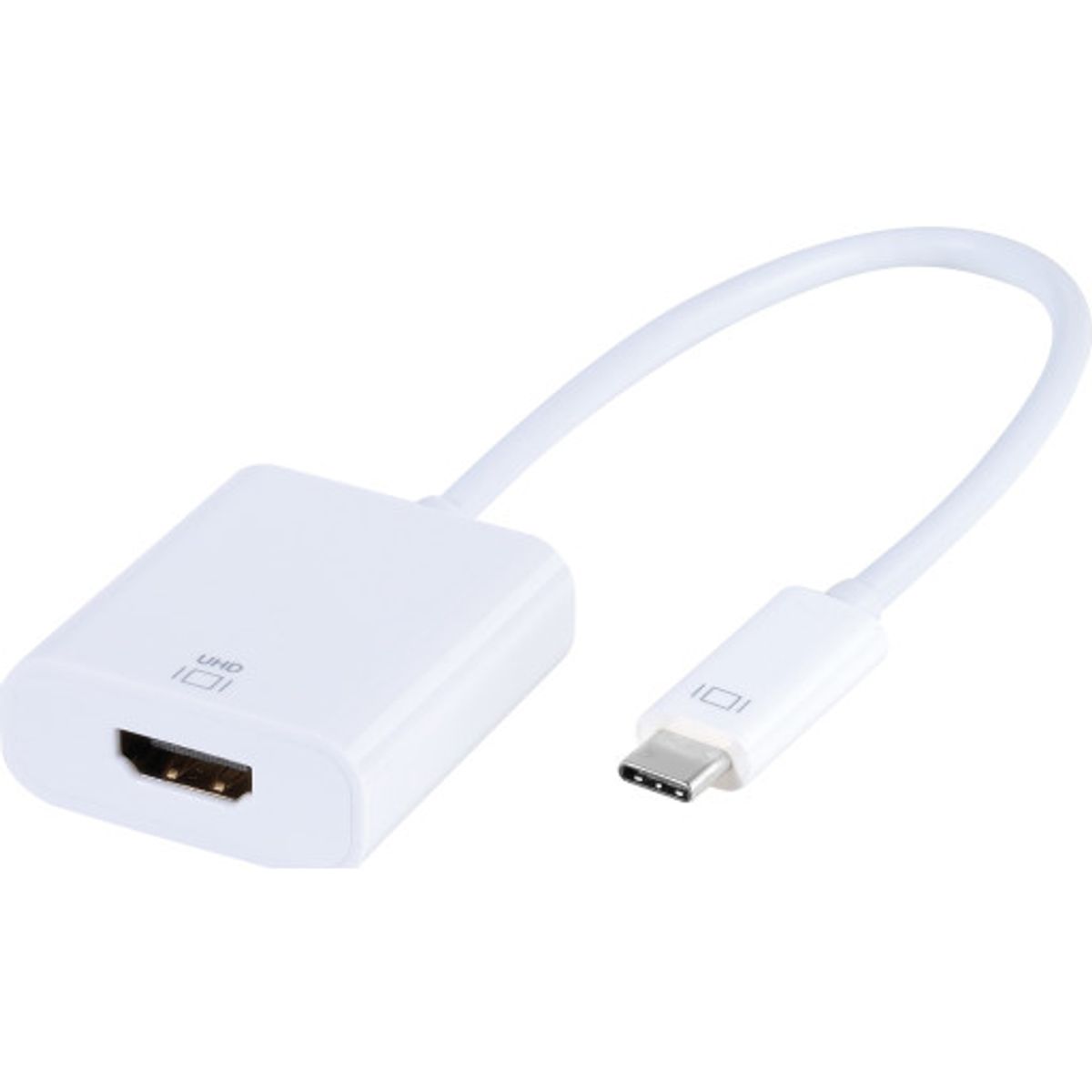 Vivanco adapter for HDMI/USB-C, hvid