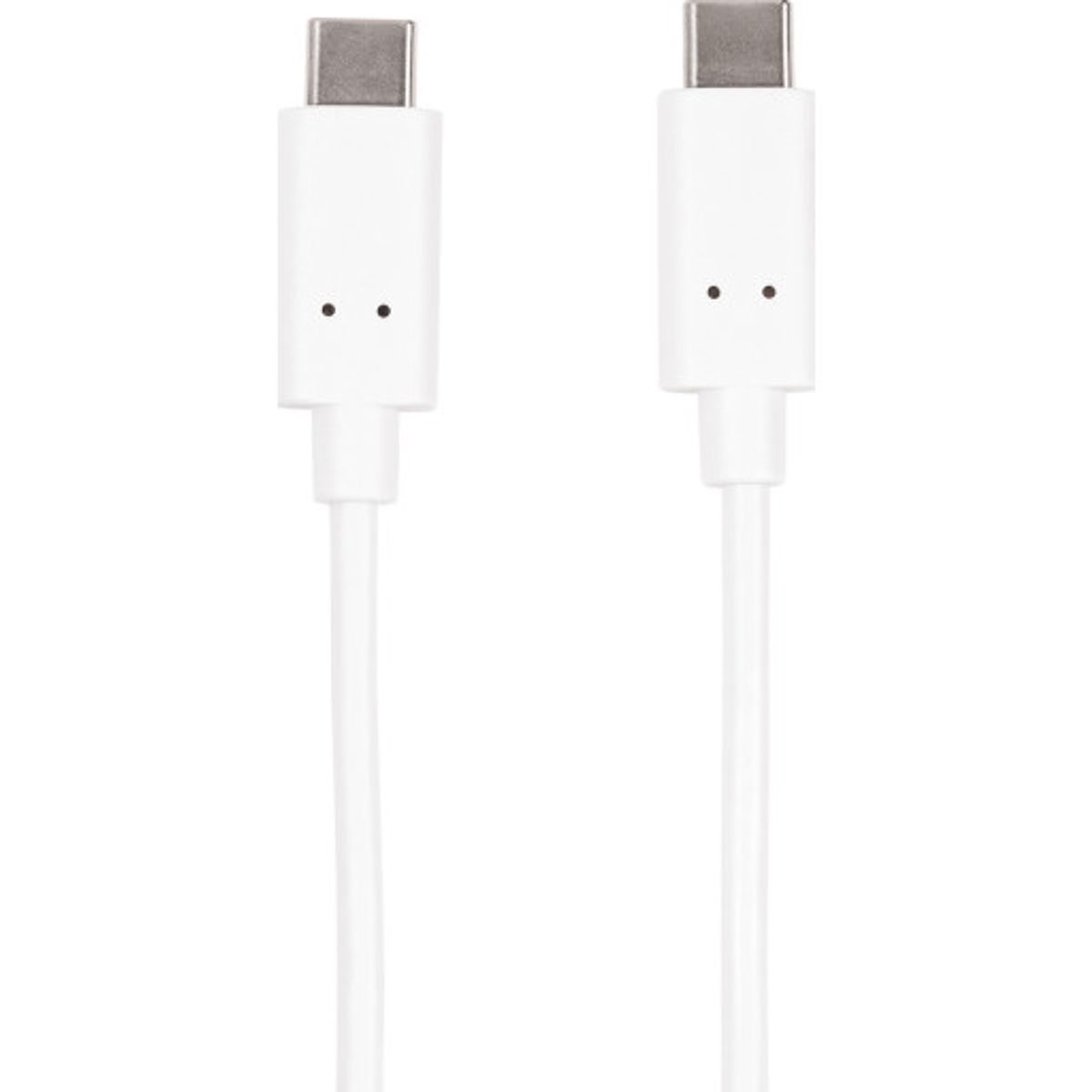 Vivanco kabel USB-C til USB-C hvid, 0,5 meter