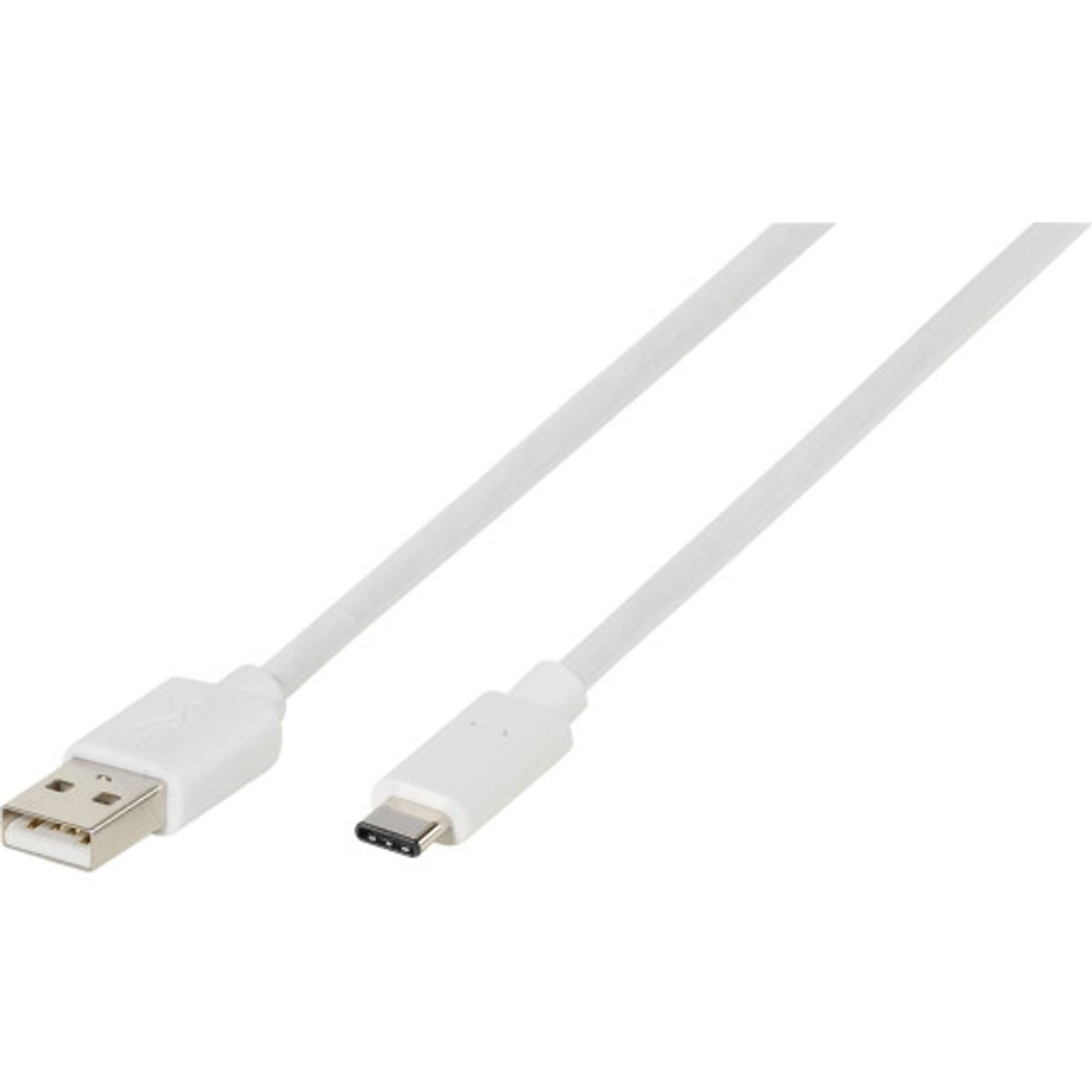 Vivanco ladekabel USB-A til USB-C hvid, 0,5 meter