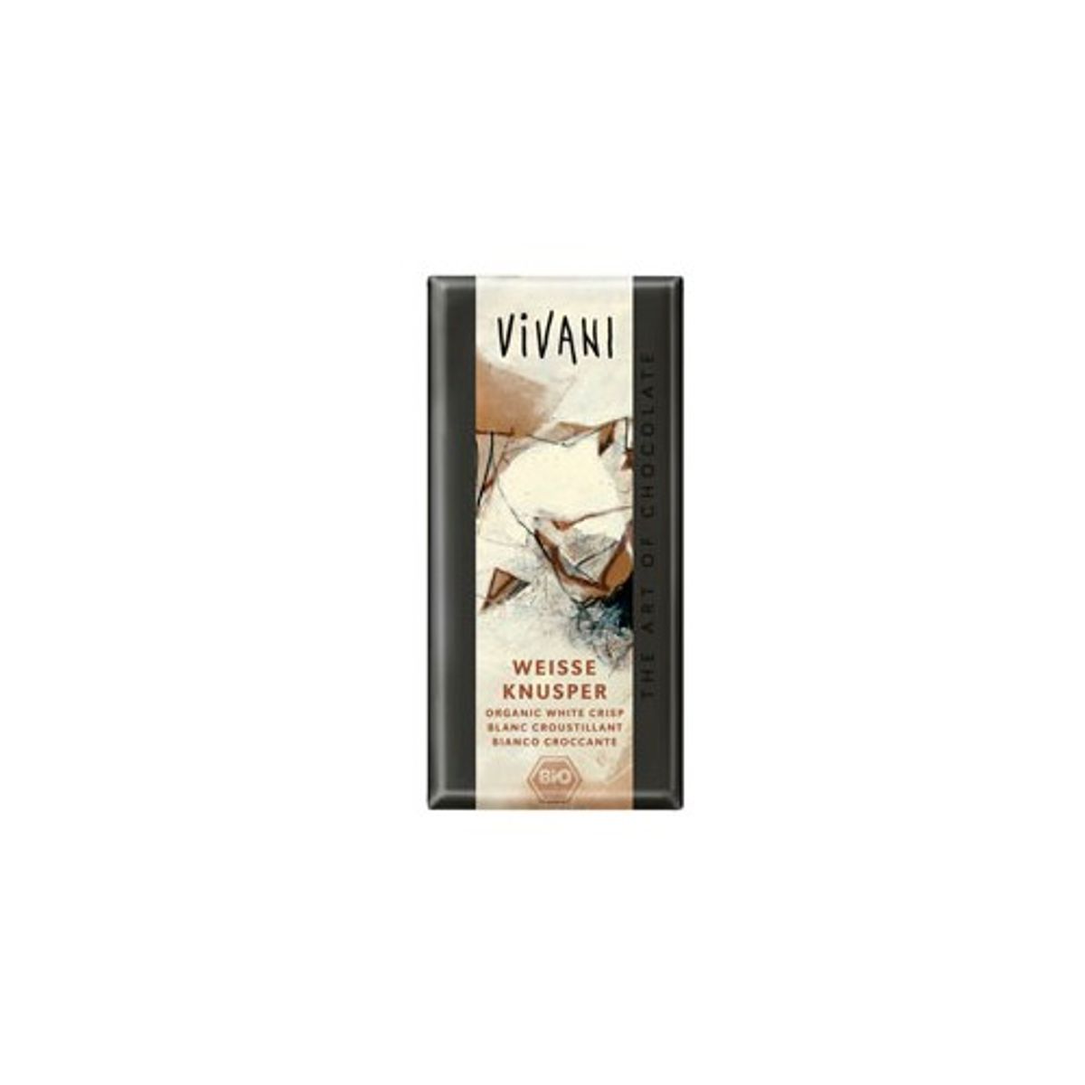 Vivani hvid chokolade med crisp Økologisk - 100 gram