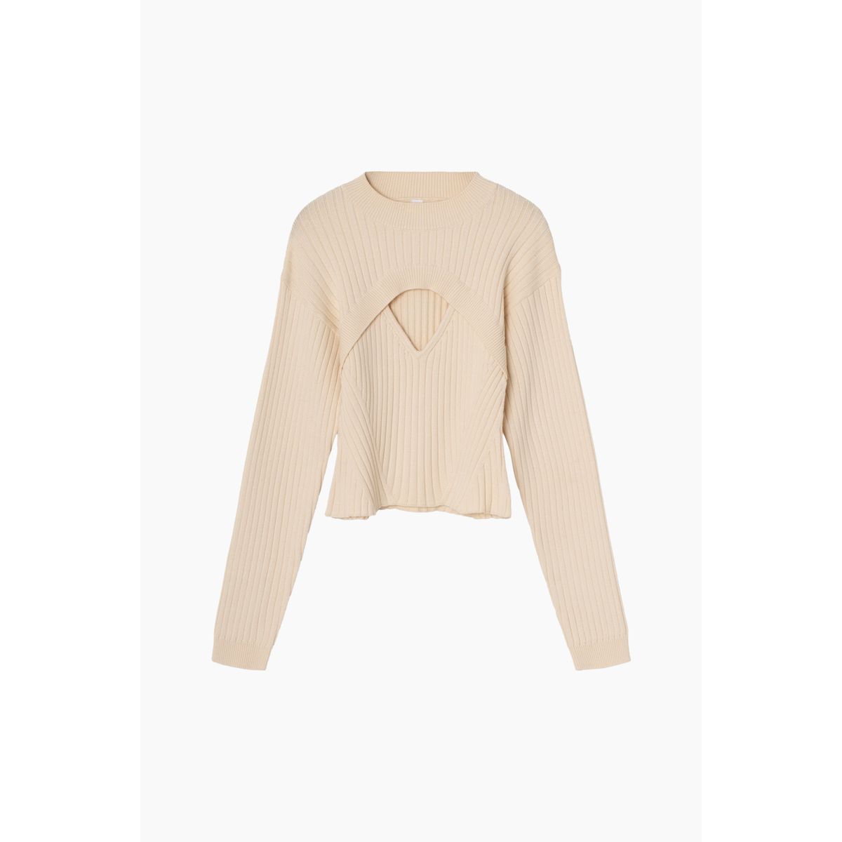 VivianRS Knit Blouse - Creme - Résumé - Creme M