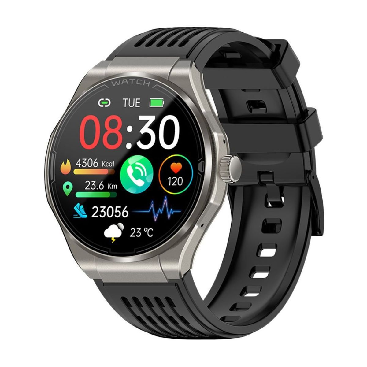 Vivo VE35 PRO Smartwatch - AMOLED, EKG, Pulsmåler, Aktivitetsmåling - iHero