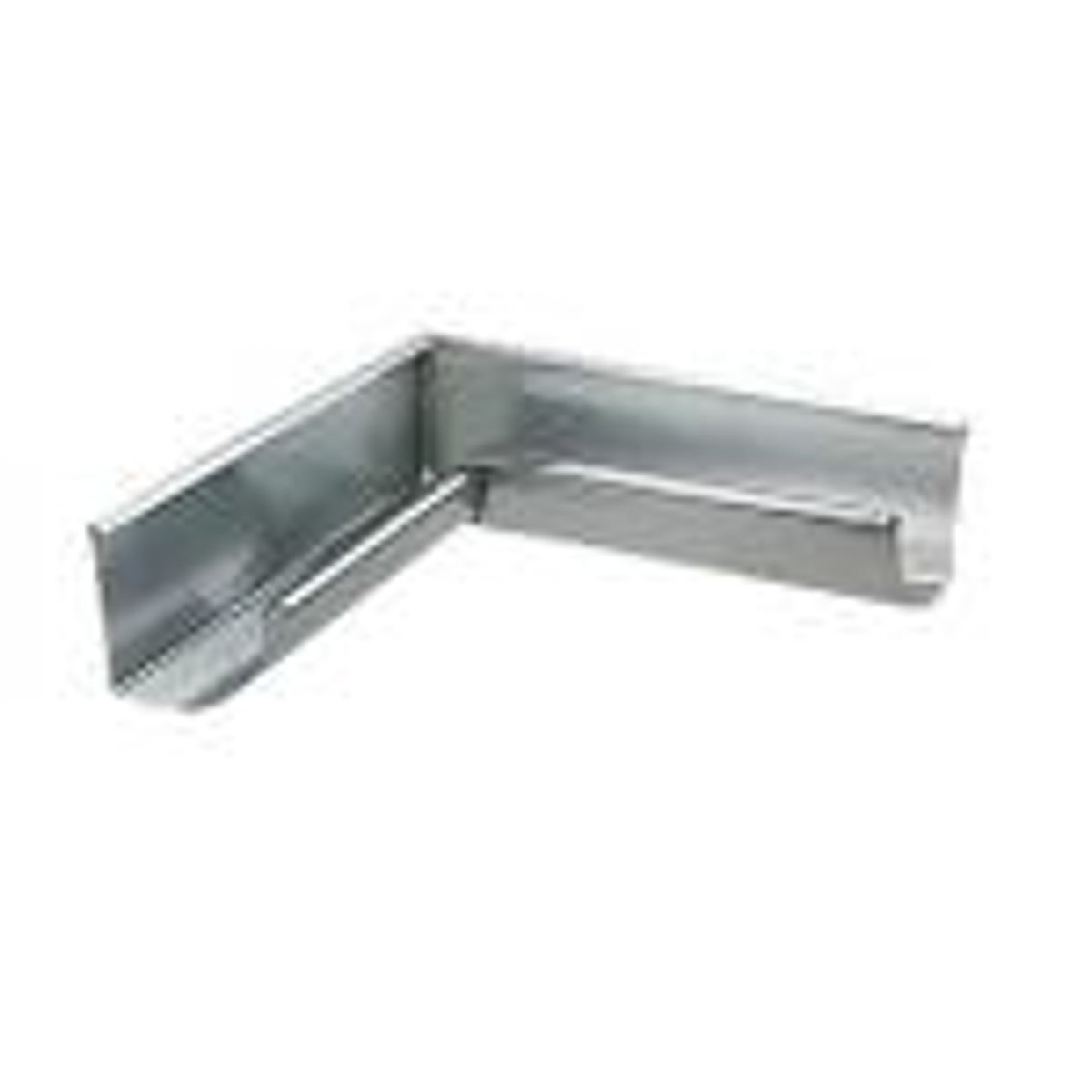 VM Zinc Indv. gering 12" - 0,8x333 mm. 1/4-rund. 90 °. ZINC NATUR - Tages ikke retur