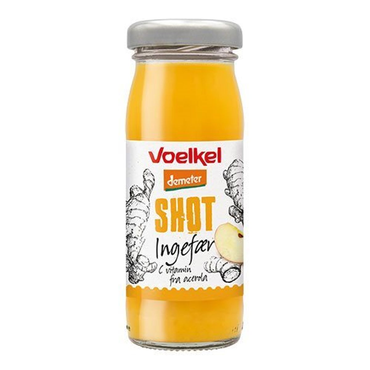 Voelkel Demeter Ingefær shot Ø, 95ml