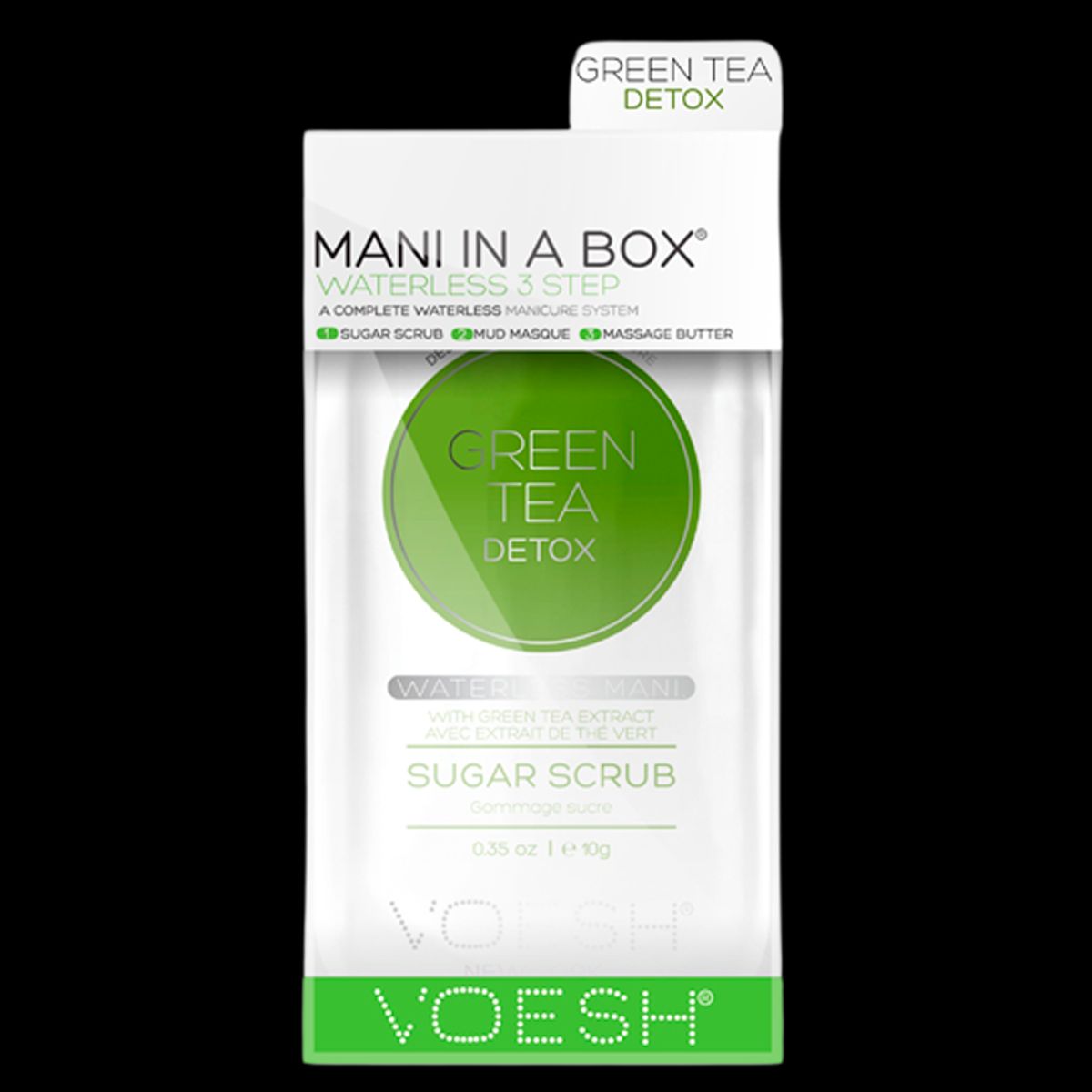 VOESH Mani In A Box Waterless 3 Step Manicure Green Tea (1 stk)