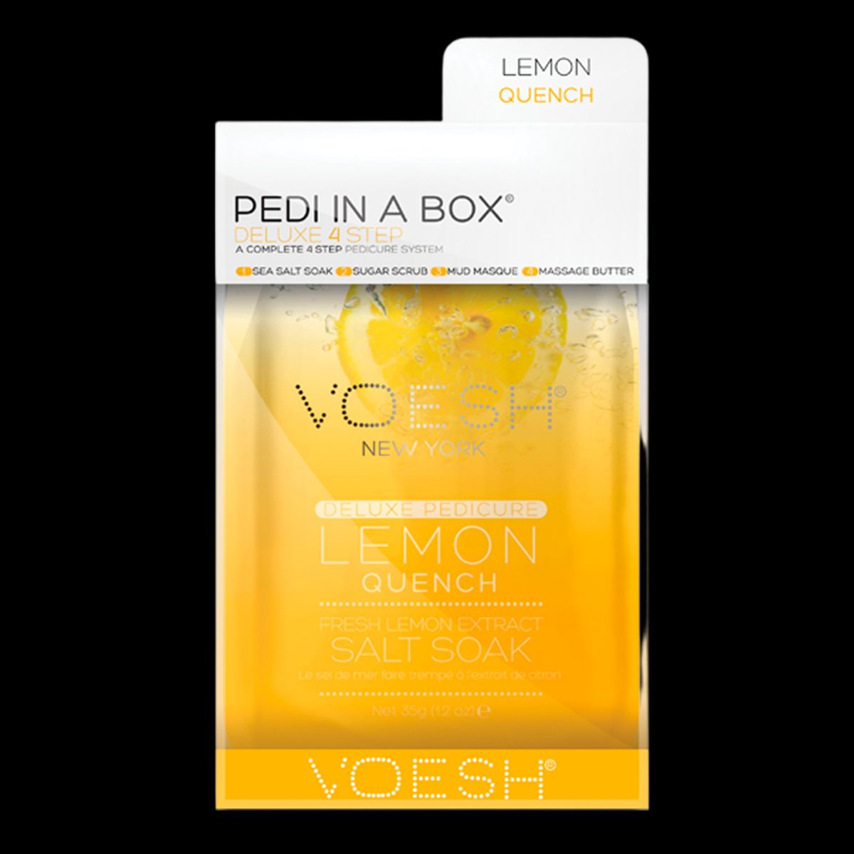 VOESH Pedi In A Box Deluxe 4 Step Pedicure Lemon Quench (1 stk)