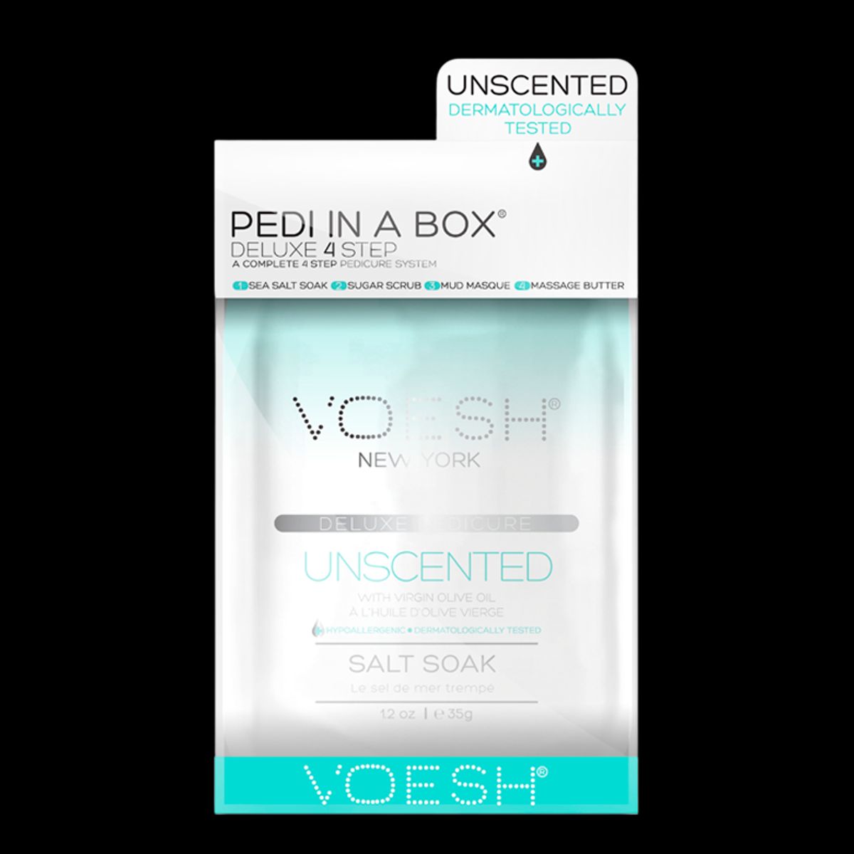 VOESH Pedi In A Box Deluxe 4 Step Pedicure Unscented (1 stk)