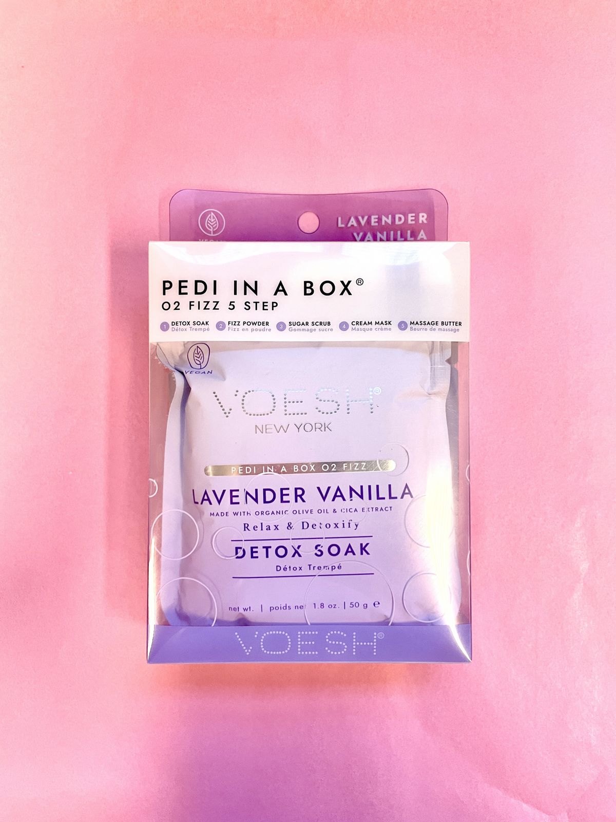 Voesh Pedi In A Box, Lavender Vanilla O2 Fizz