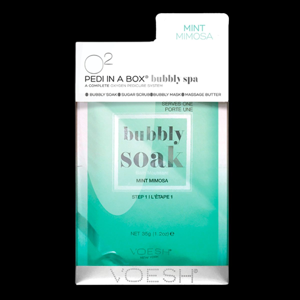 VOESH Pedi In A Box O2 Oxygen Spa-Mint Mimosa (1 stk)