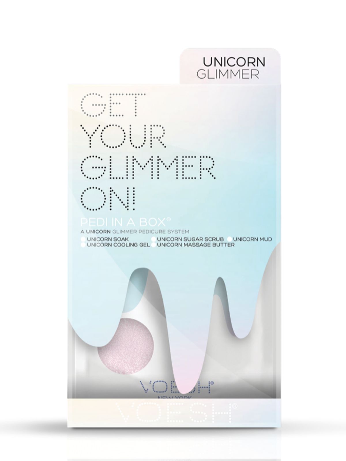 Voesh Pedi In A Box, Unicorn Glitter