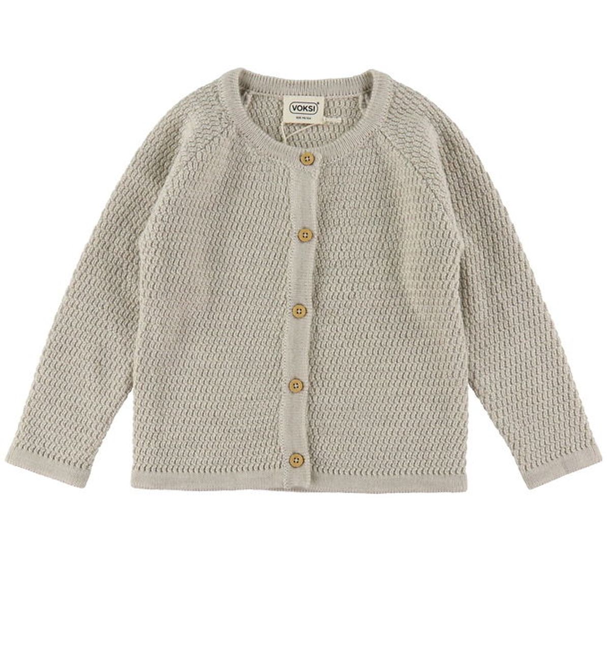 Voksi Cardigan - Uld - Seashell Sand