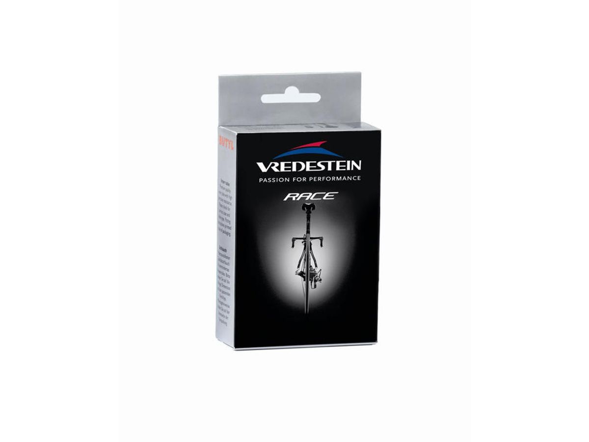 Vredestein Butyl slange - 700X18-28c - Med 50mm lang racer ventil