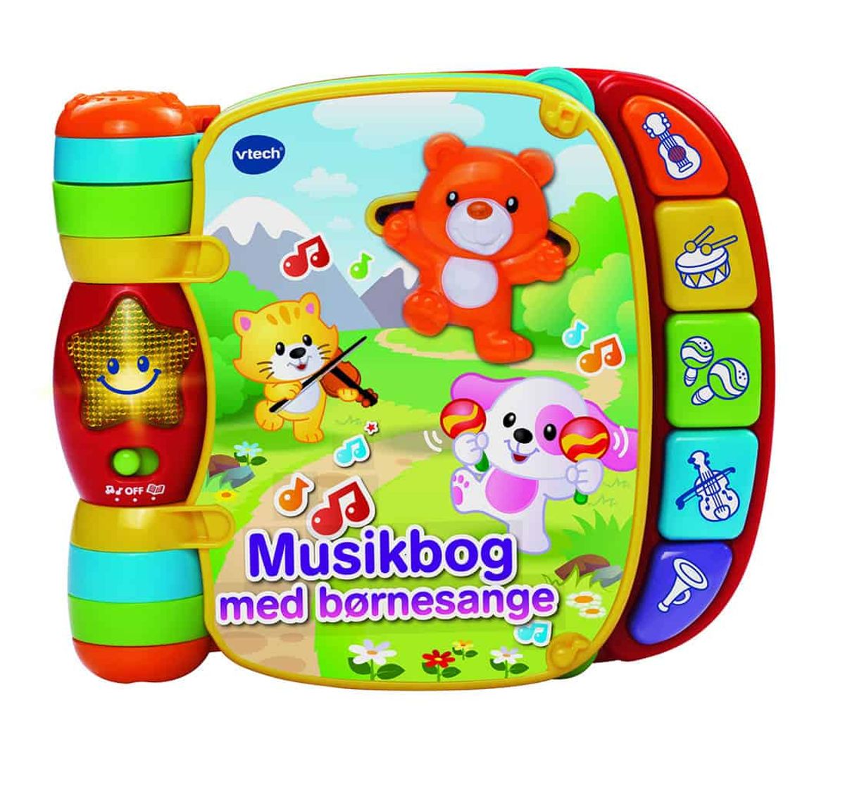 Vtech Baby Musikbog med Børnesange DK