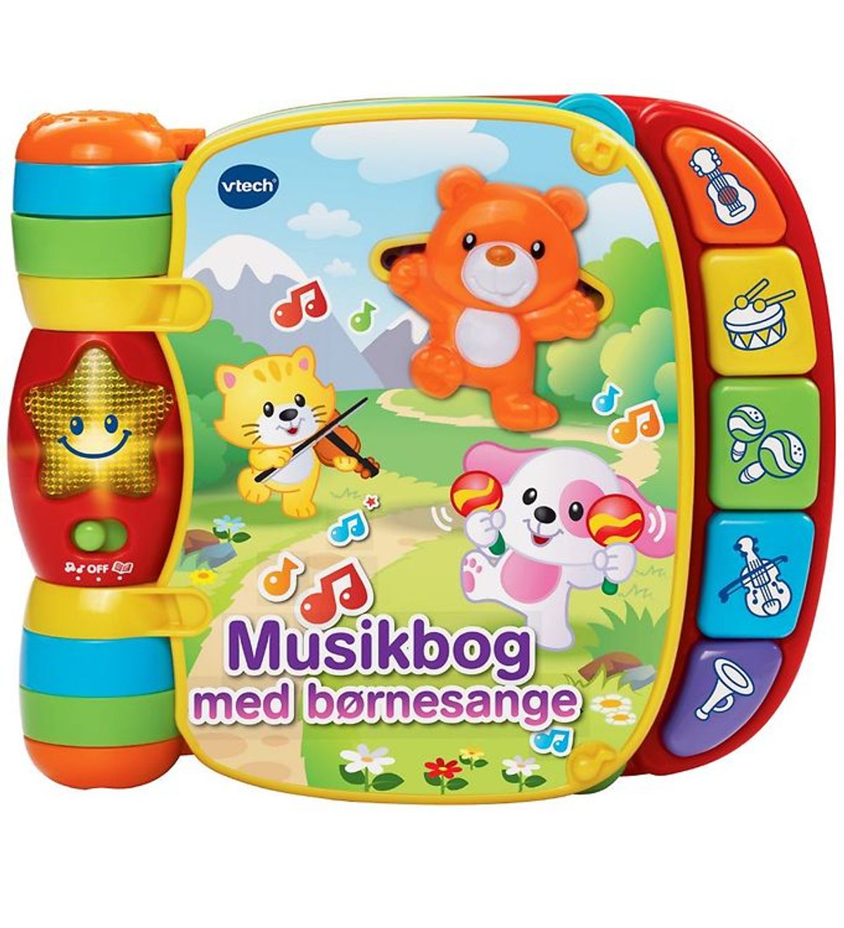 Vtech Bog - Musikbog Med Børnesange