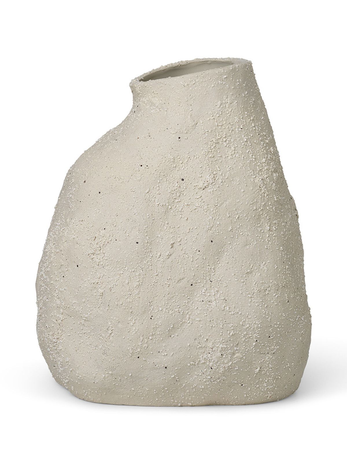 Vulca Medium vase, Off-white Stone fra Ferm Living