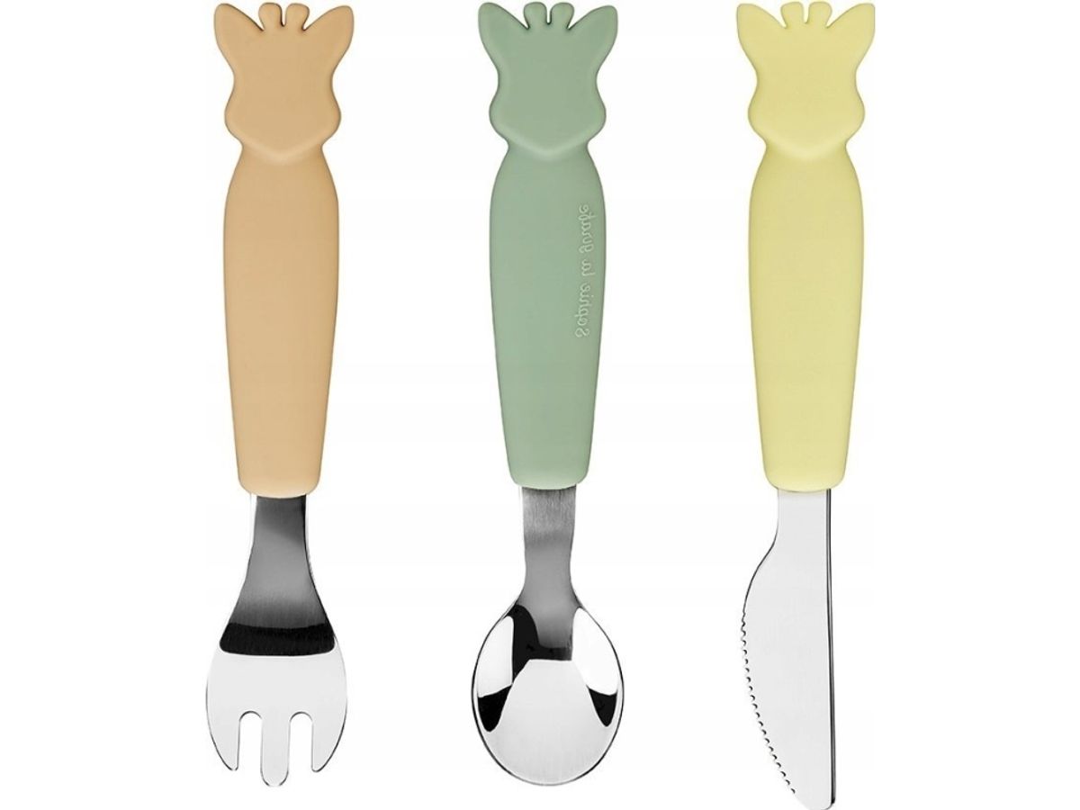 Vulli Vulli Cutlery Set Sophie La Girafe, 6M+, Multicolour, 010005