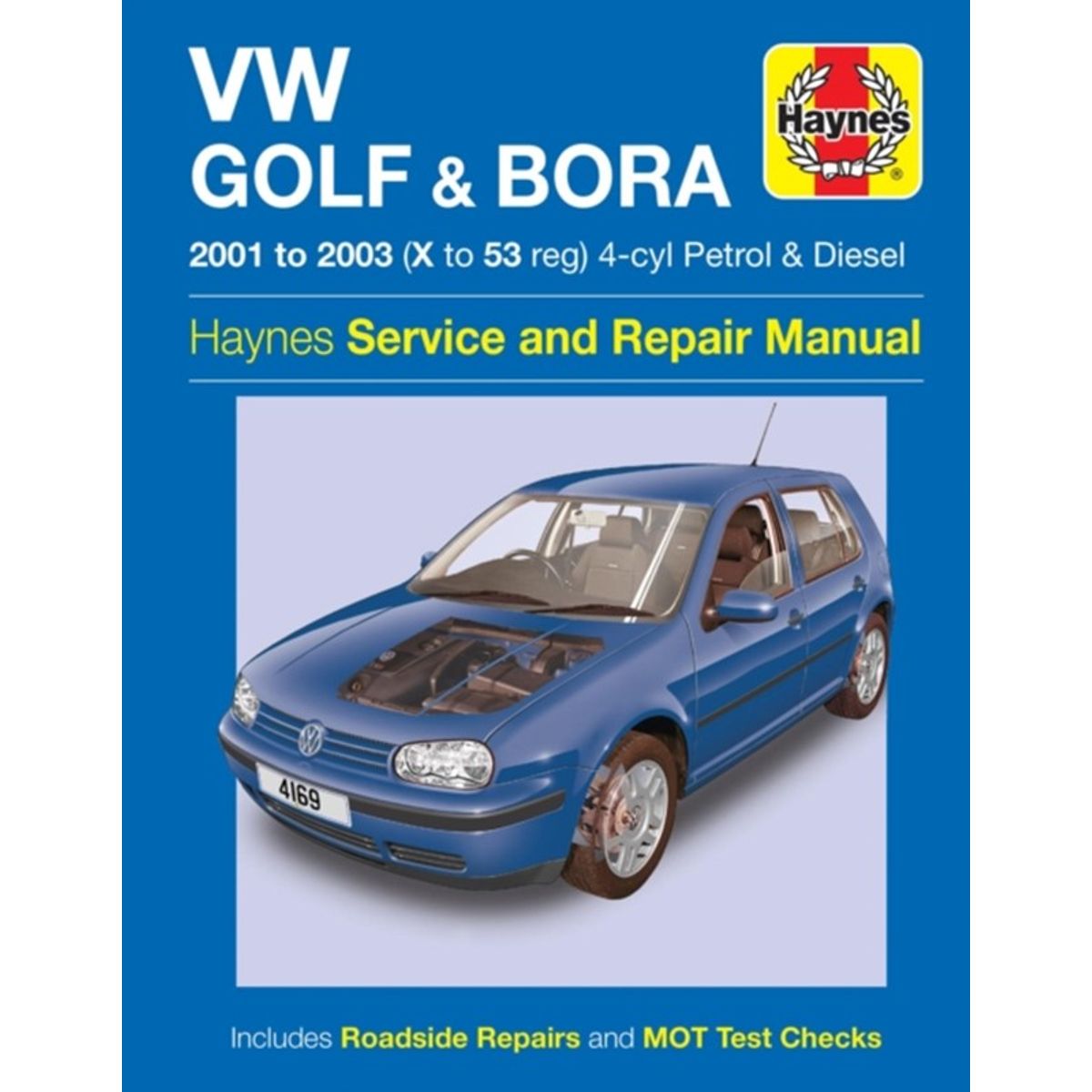 VW Golf & Bora 4-cyl Petrol & Diesel (01 - 03) Haynes Repair Manual