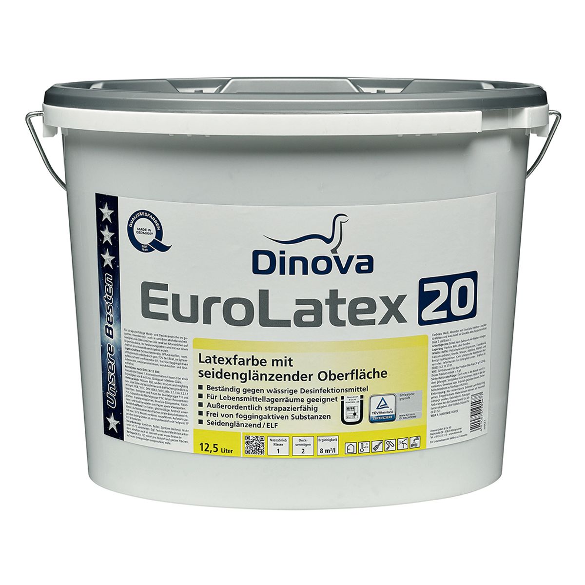 Vægmaling Glans 20 - Dinova Eurolatex 20-12.5 liter vægmaling