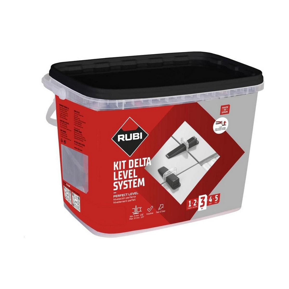 Værktøjskasse Rubi delta level system r3956 (100 enheder)