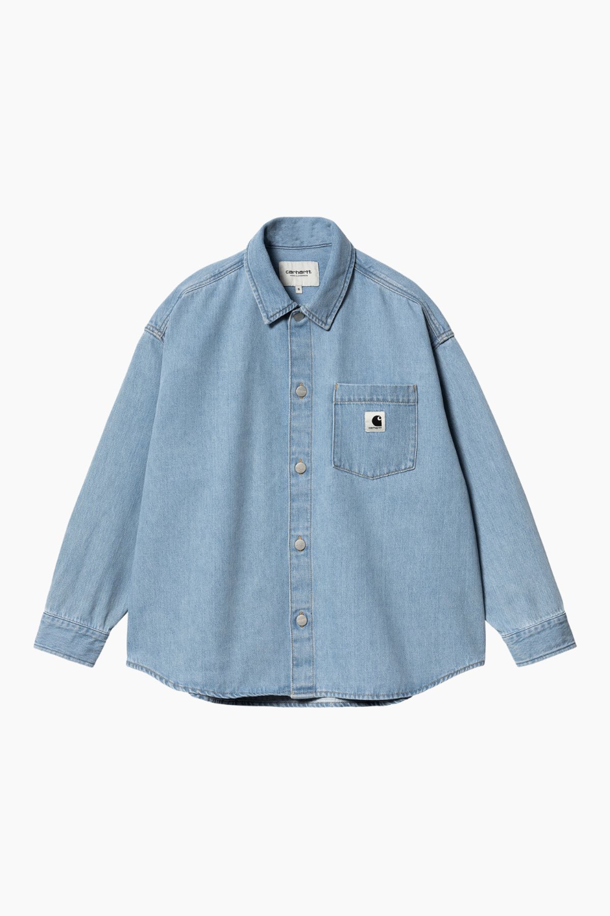 W' Alta Shirt Jac - Blue (Stone Bleached) - Carhartt WIP - Blå L