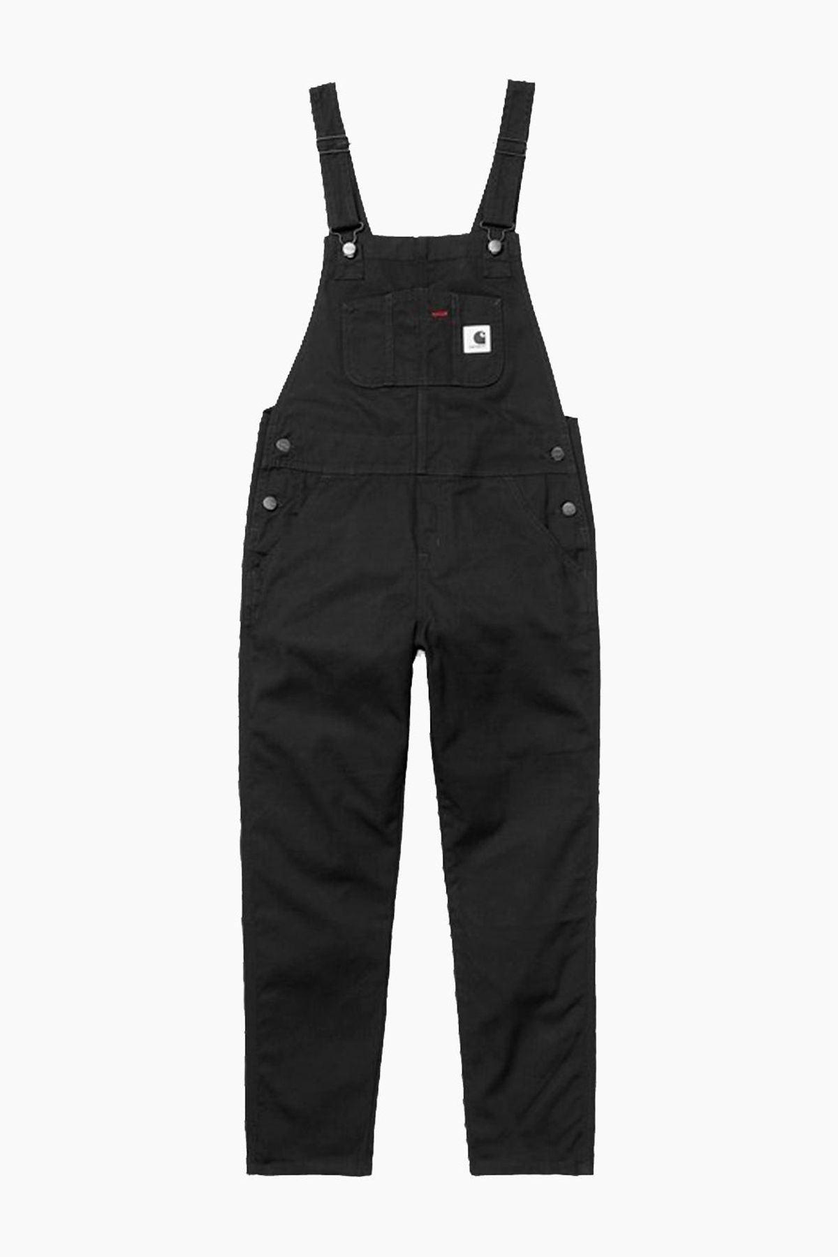 W' Bib Overall Hudson Stretch - Black - Carhartt WIP - Sort XS