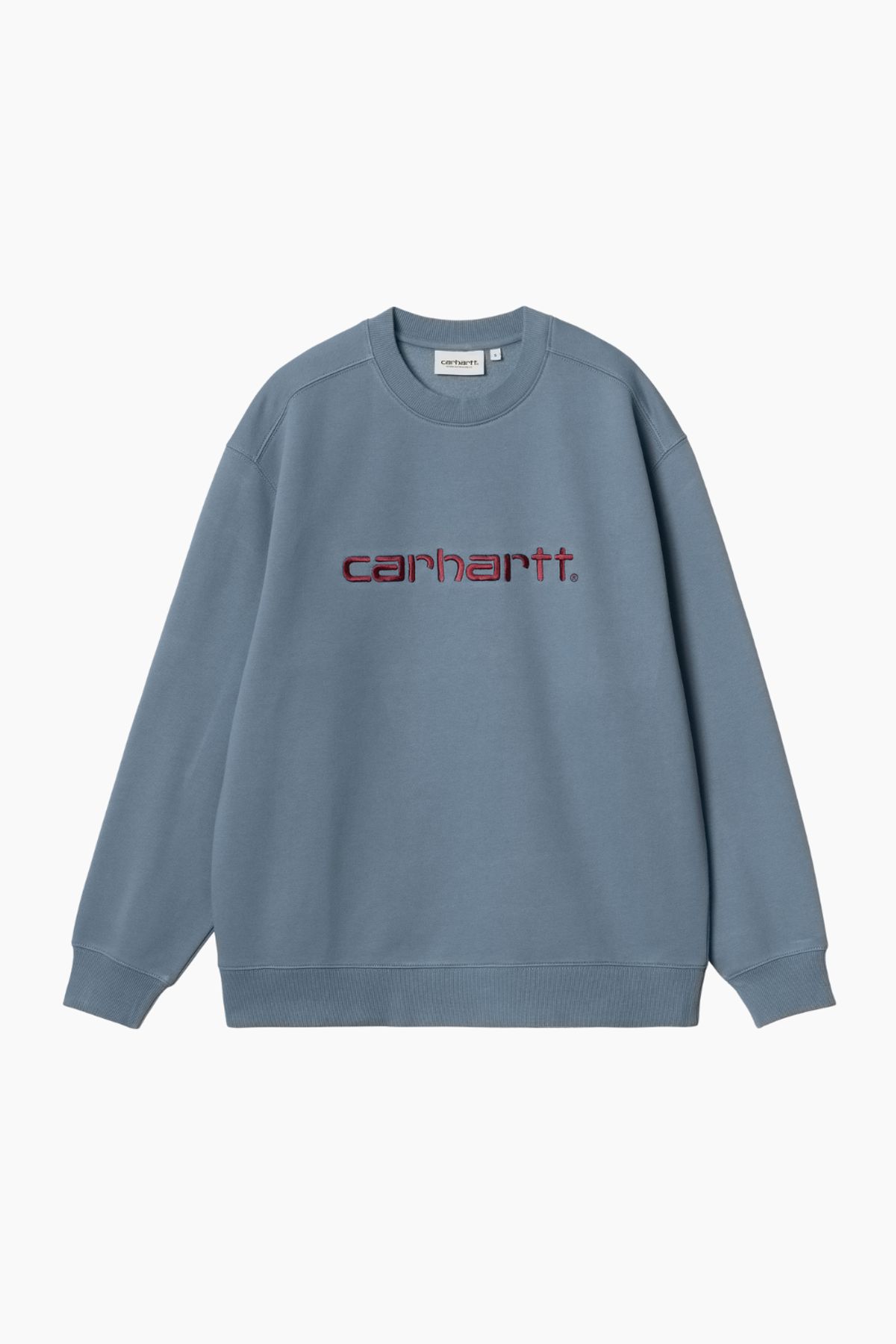 W' Carhartt Sweat - Positano/Malbec - Carhartt WIP - Blå L