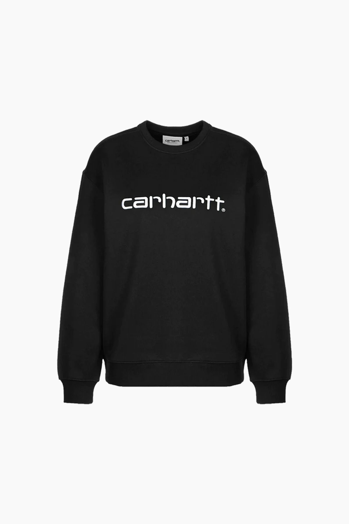 W' Carhartt Sweatshirt - Black / White - Carhartt WIP - Sort M