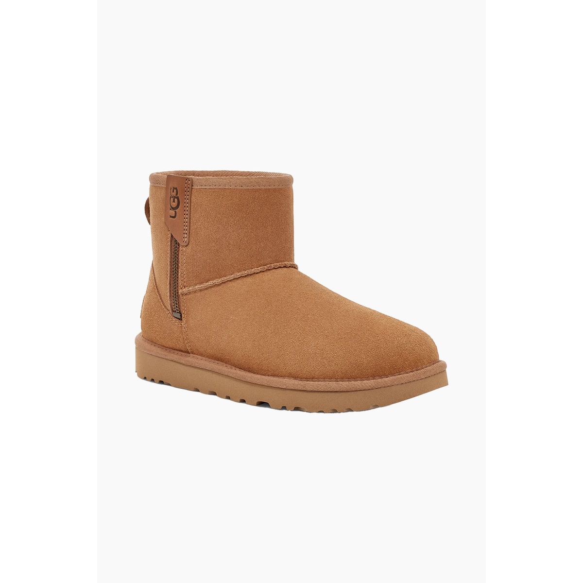 W Classic Mini B Zip - Chestnut - UGG - Brun 37