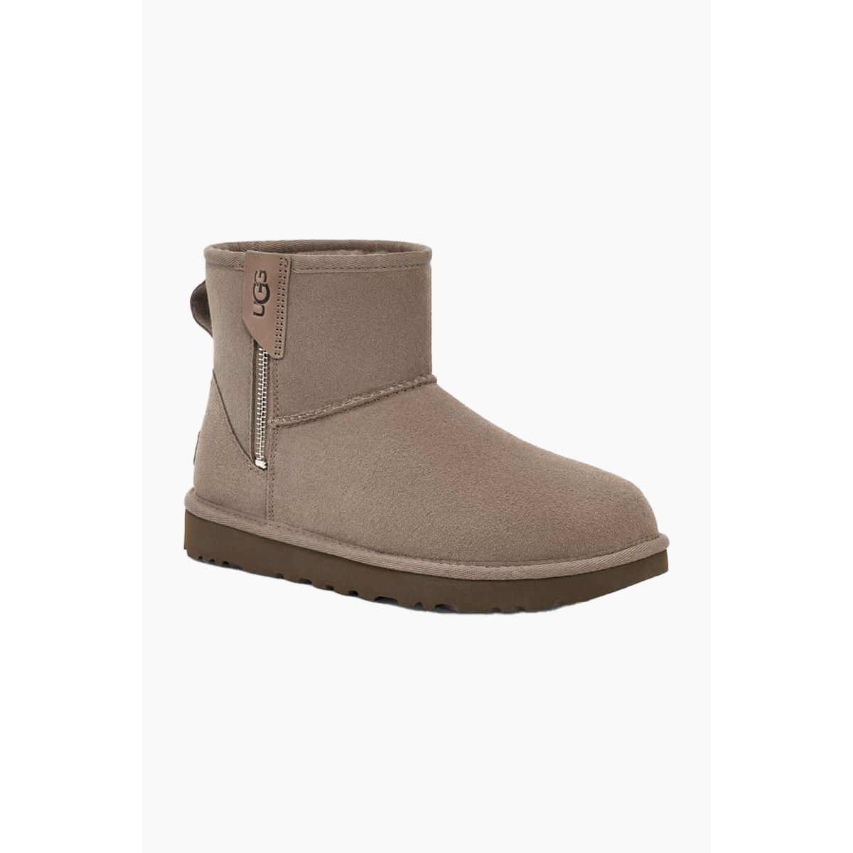 W Classic Mini B Zip - Smoke Plume - UGG - Grå 37