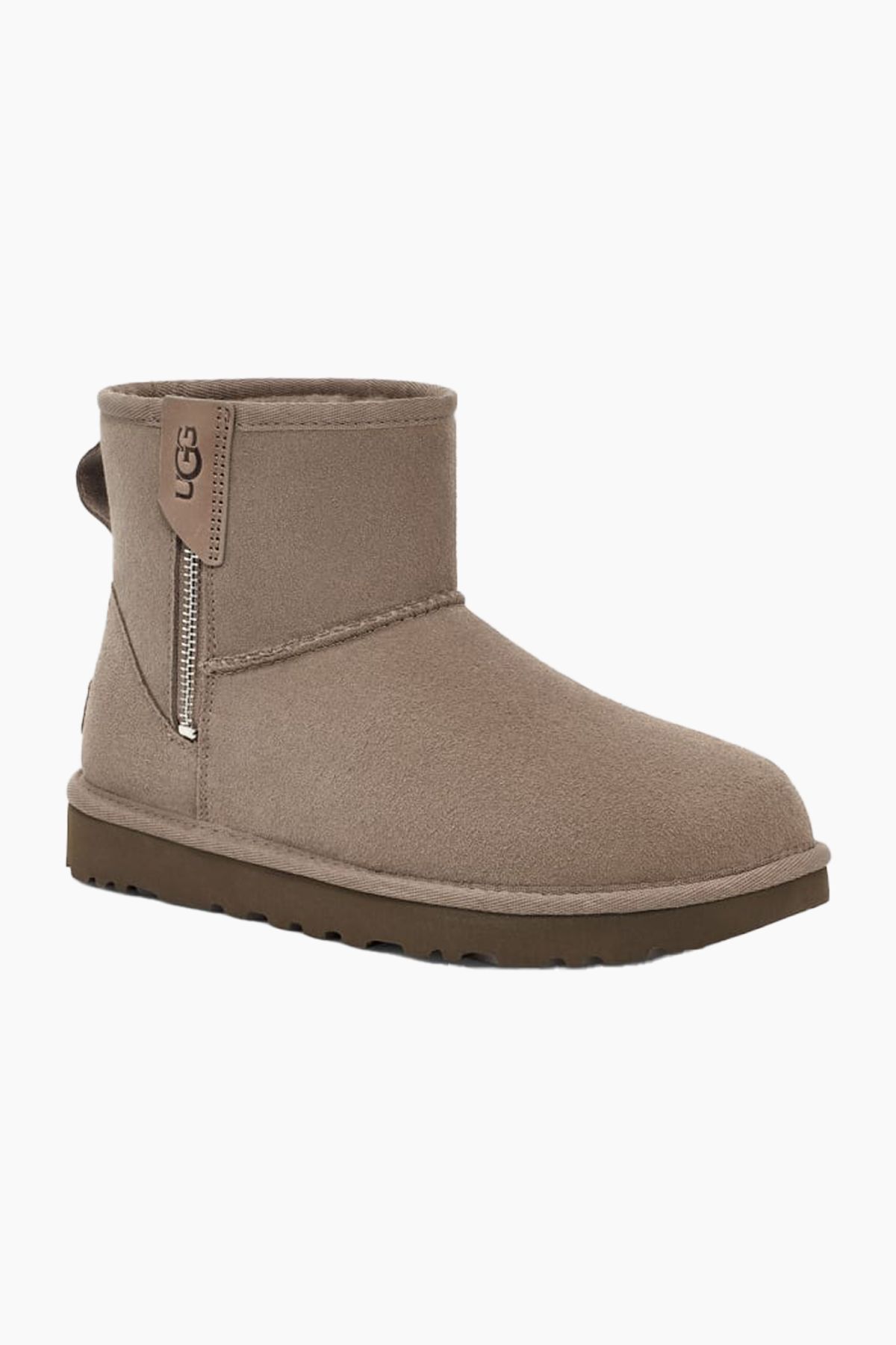 W Classic Mini B Zip - Smoke Plume - UGG - Grå 38