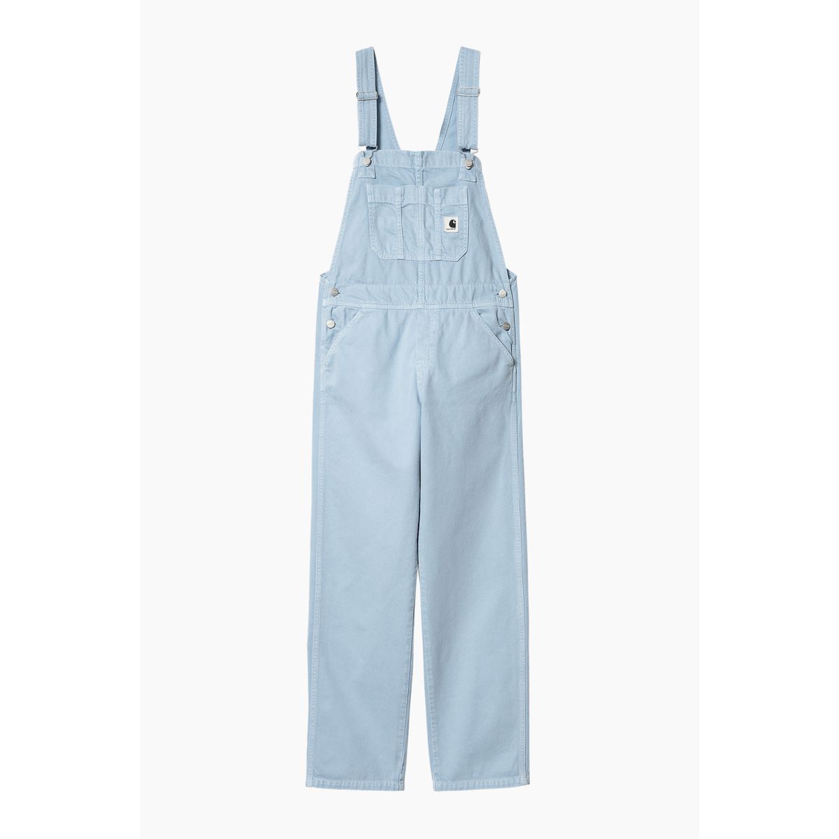 W' Garrison Bib - Frosted Blue (Stone Dyed) - Carhartt WIP - Blå M