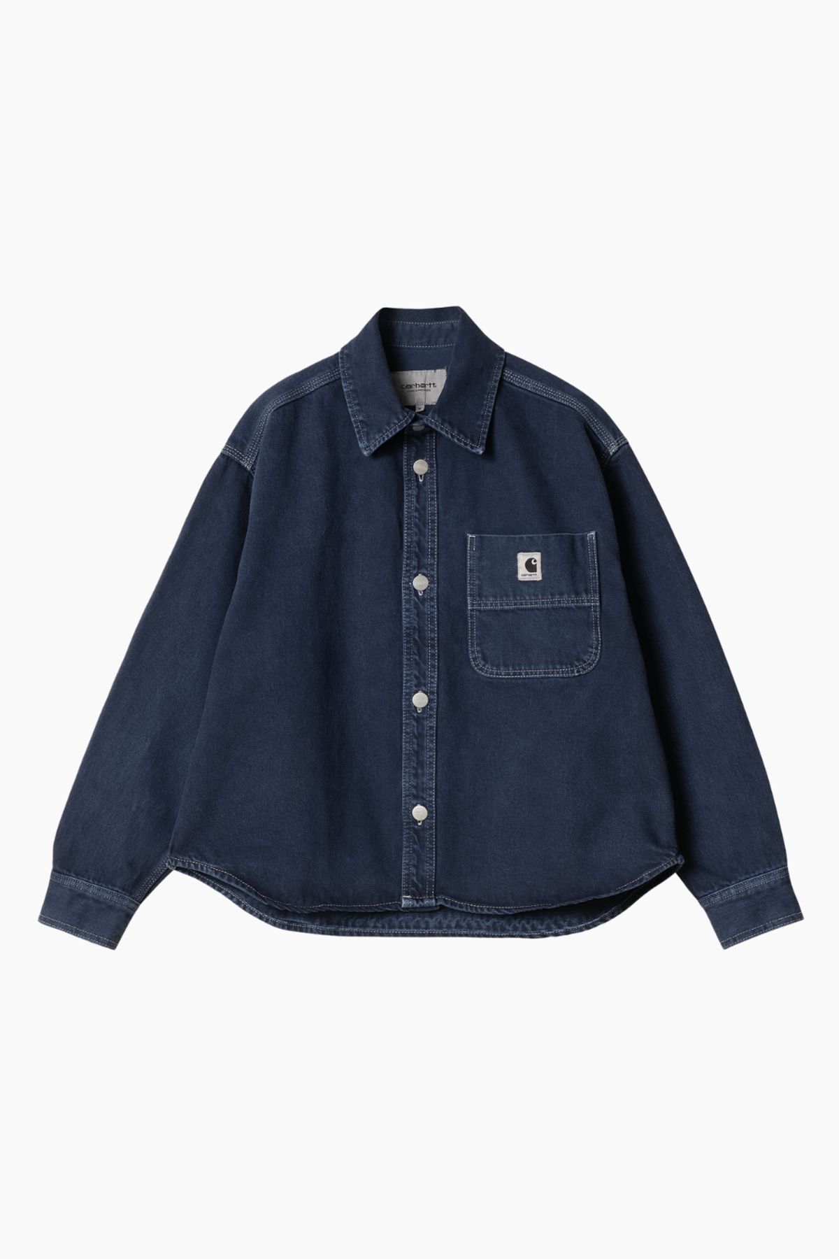 W' Georgia Shirt Jac - Air Force Blue (Stone Dyed) - Carhartt WIP - Blå M