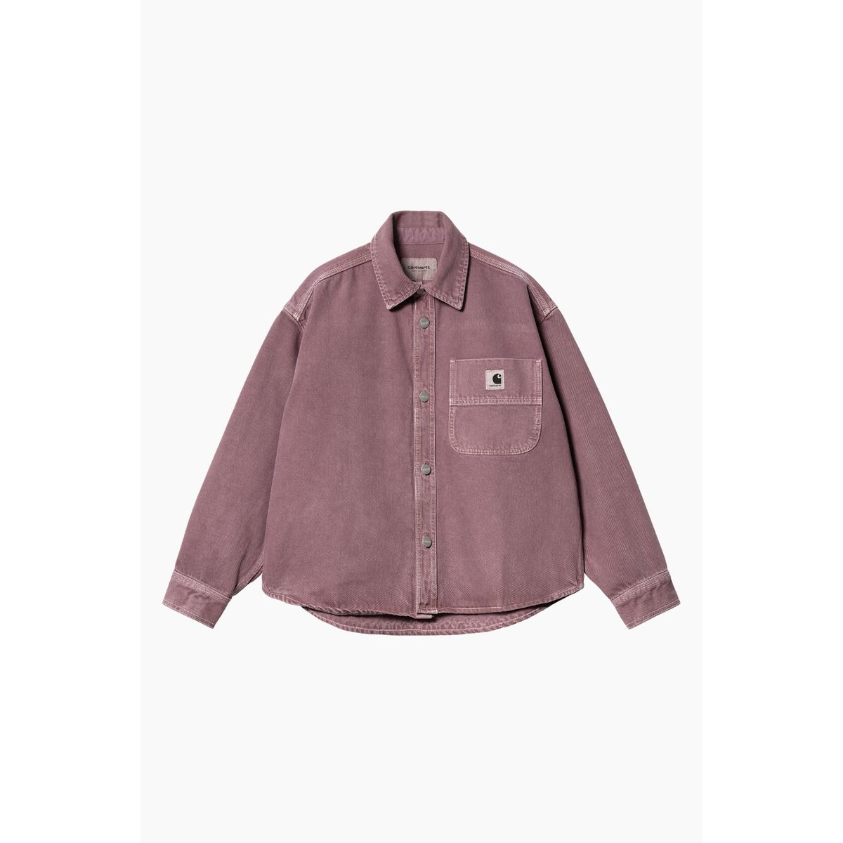 W' Georgia Shirt Jac - Dusty Fuchsia (Stone Dyed) - Carhartt WIP - Lilla L