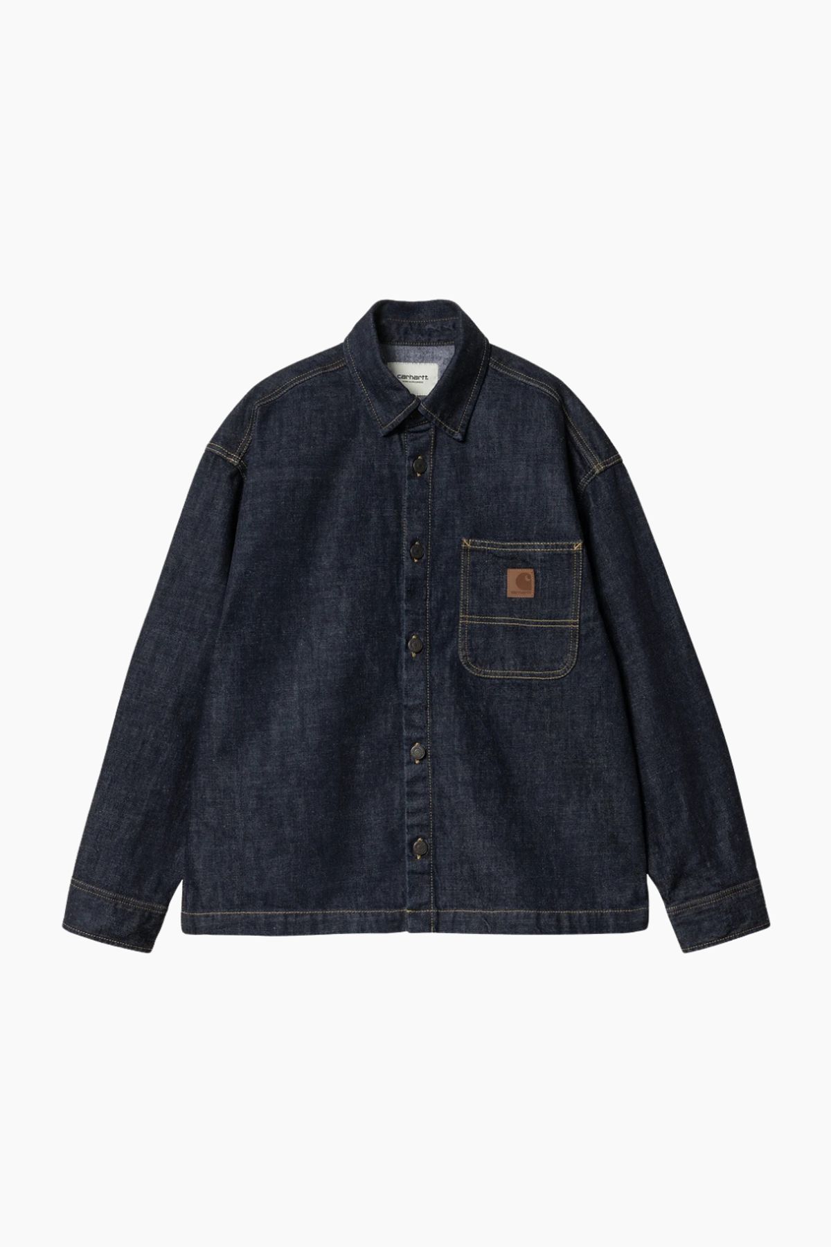 W' Lovilia Shirt Jacket - Blue Rinsed - Carhartt WIP - Blå L