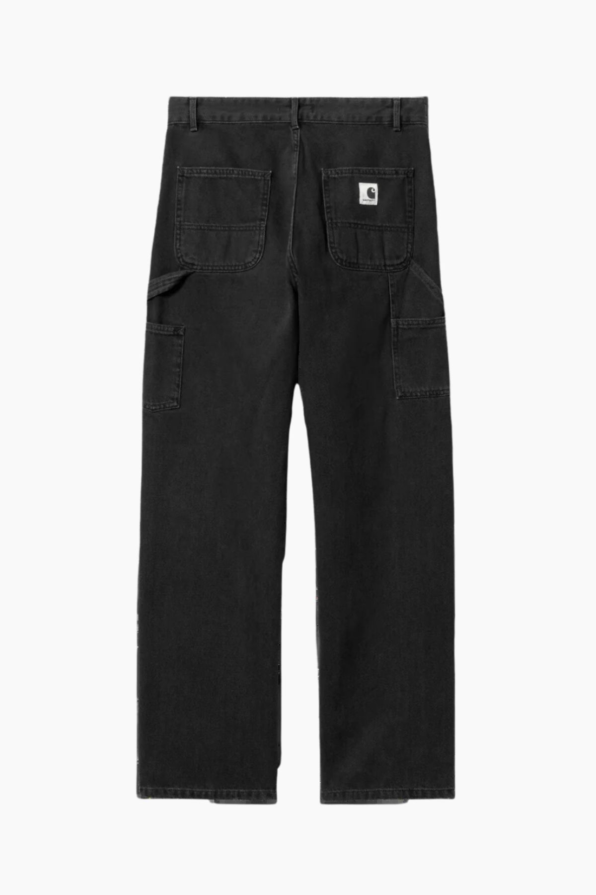 W' Pierce Pant Straight Maverick - Black Stone Washed - Carhartt WIP - Sort 24