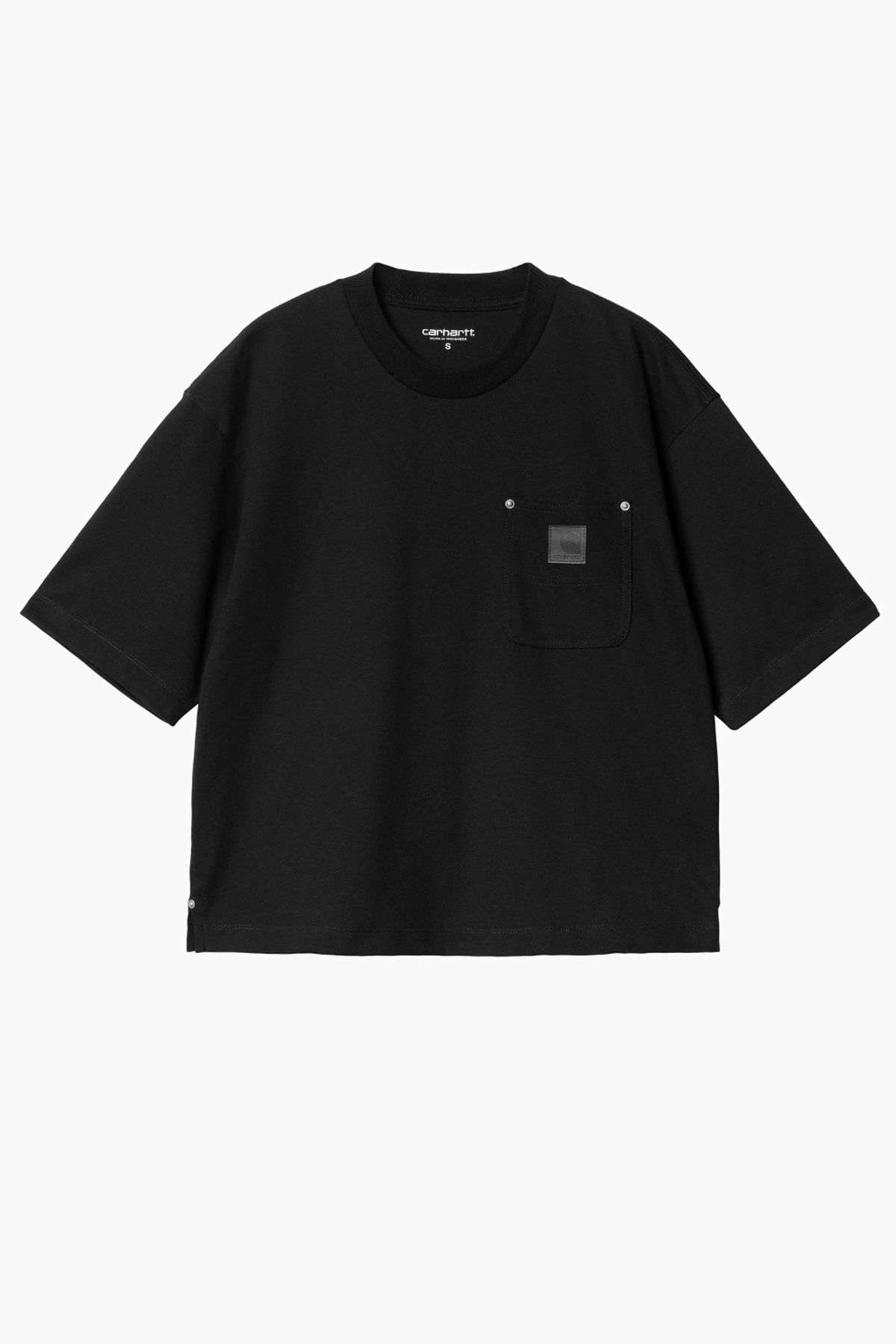 W' S/S Eldon T-Shirt -Black- Carhartt WIP - Sort M