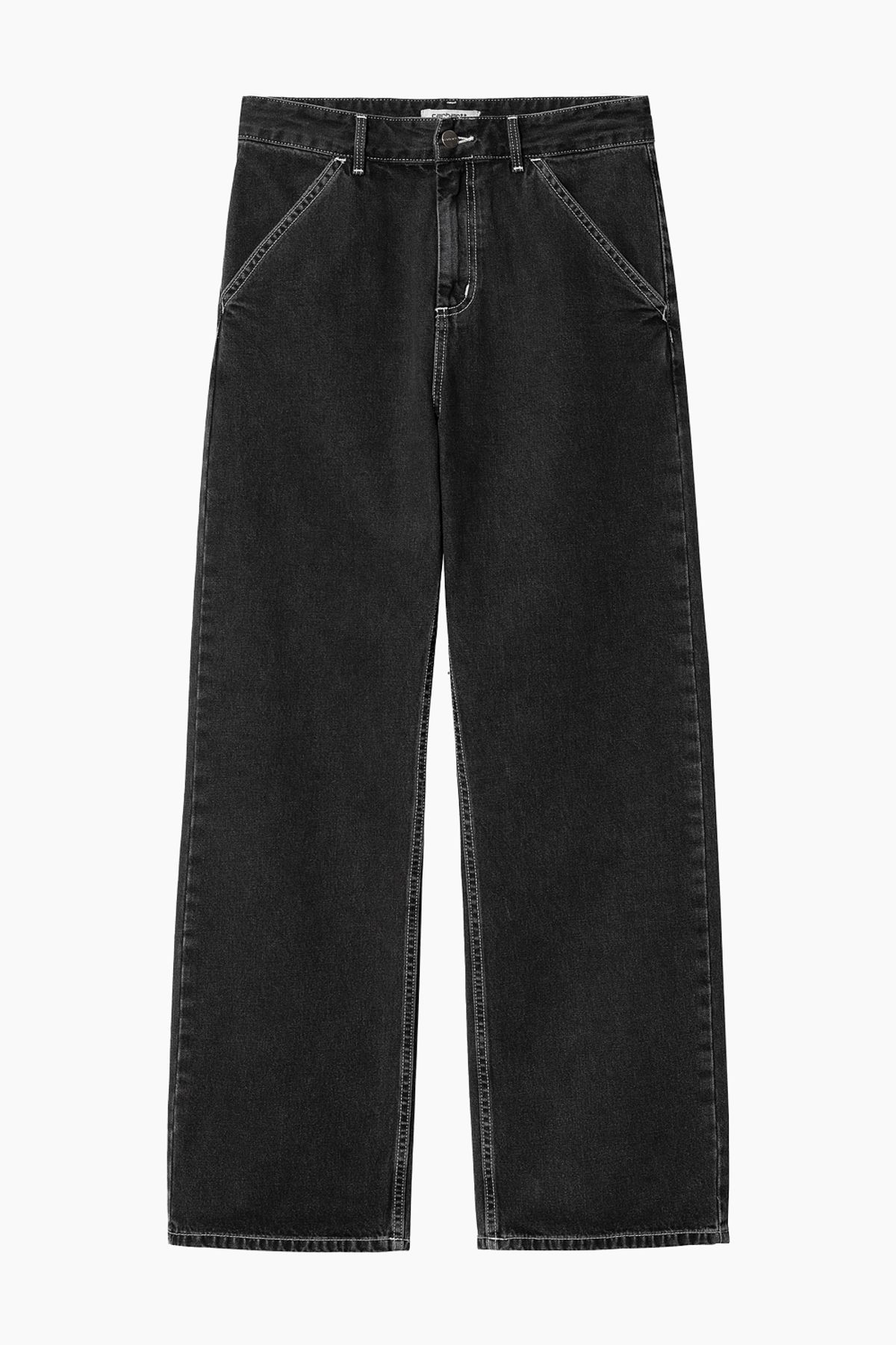 W' Simple Pant - Black Stone - Carhartt WIP - Sort 29