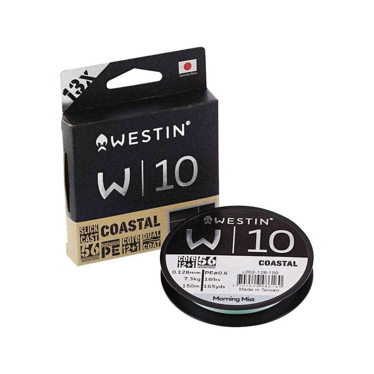 W10 13 Braid Coastal 150M Morning Mist Fletline W10 13 Braid Coastal 150M 0,10mm Morning Mist