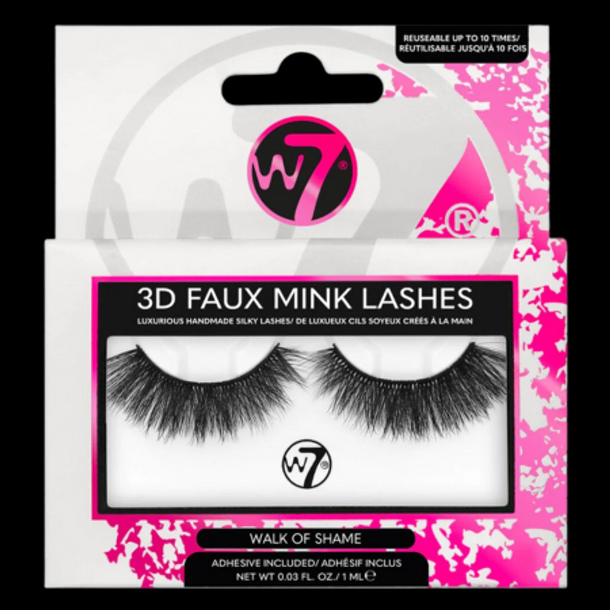 W7 3D Faux Mink Lashes Walk of Shame Falske Øjenvipper