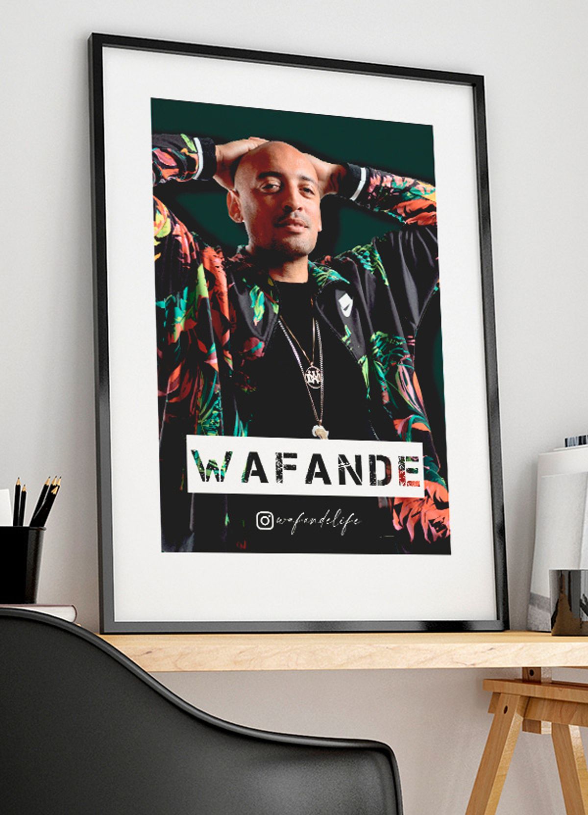 Wafande plakat - Wafandelife - 30 x 40 cm - Kr. 219,-