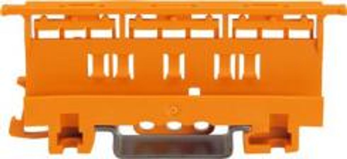 Wago Din-skinneholder til samlemuffe i serie 221, 0,2-4 mm ², orange