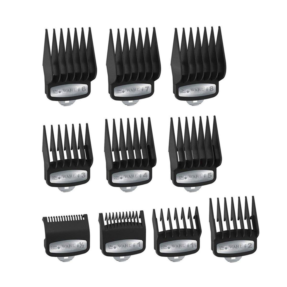 Wahl Professional Premuim Afstandskamme 10 stk (1,5 mm - 25 mm)