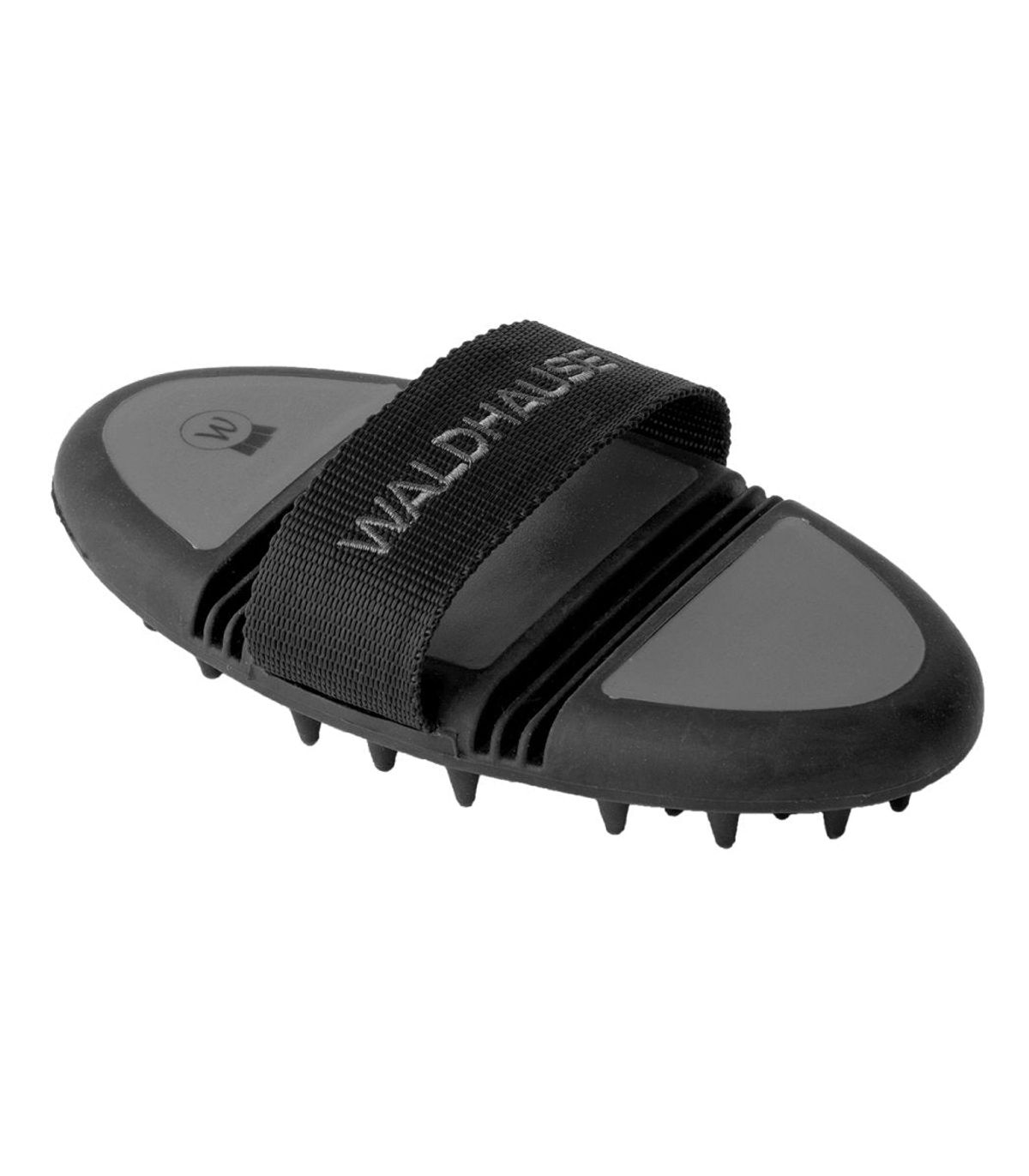 Waldhausen Flex massage brush, black/grey